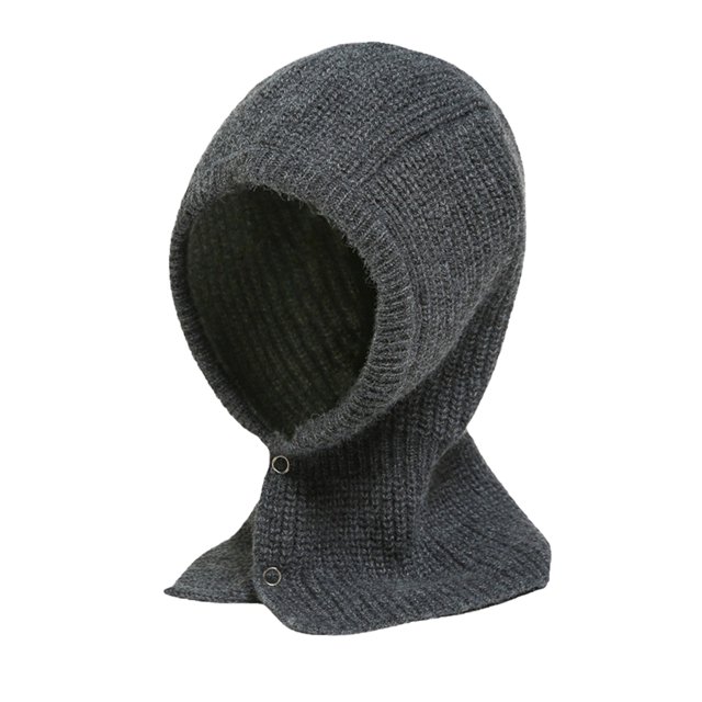 Minnieouse Gorro de punto para invierno frío, protección cómoda para el cuello, gorro cálido, a prueba de frío, a prueba de viento, accesorio para la Sombreros Gris oscuro Minnieouse AP013949-07