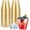 9OZ - Gold Glitter - 100Count, variant on 12OZ Plastic Cups with Gold Rim – Sturdy Food Safe Disposable Wine Glasses, Party & Wedding Cups, Cocktail Glasses for Wine, Juice & Cold Beverages, 200 Pack
