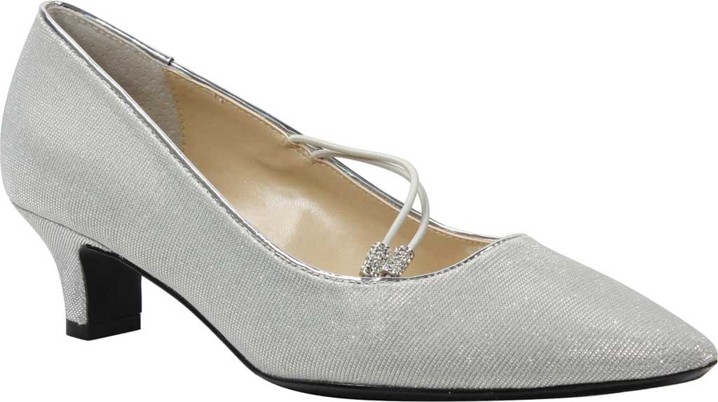 J. Renee Idenah Pump Silver Glitter 13 