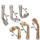 thumbnail image 1 of 6 piezas de kit de junta de extensión de válvula de neumático profesional, adecuado para automóviles, camiones, motocicletas y bicicletas, dorado XianweiShao 8390611319113, 1 of 1