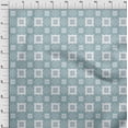 thumbnail image 4 of oneOone Rayon Light Grayish Blue Fabric Geometric Craft Projects Decor Fabric Printed By The Yard 56 Inch Wide, 4 of 4