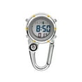 thumbnail image 1 of Digital Carabiner Clip Watches Hook Clock Luminous Multi-function Fob Nurse Watch Compasses Week Clocks, 1 of 9