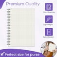 thumbnail image 6 of A5 Notebook Grid Spiral Bound Journal 80 Pages with Thick Paper for Campus and Office Use, 6 of 6