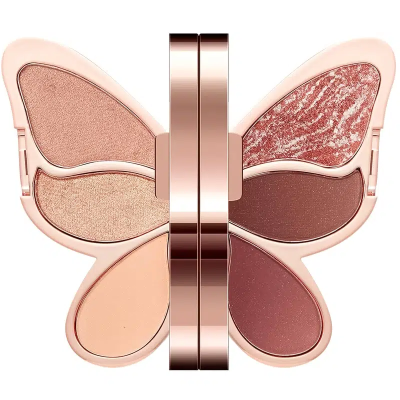 6 Colors Eyeshadow Palette Butterfly Makeup Palette,Butterfly Shape