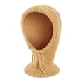 thumbnail image 1 of Foulard Tricotée Dorée à Capuche Bonnet d'Hiver Chaud pour Femmes, 1 of 3