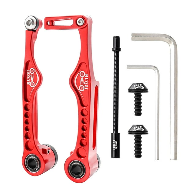 Palanca Delantera Y Trasera De Frenos En V Sunnimix Compatible Con Piezas De Reparación BMX Rojo 126x60,8mm