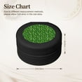thumbnail image 2 of Yiaed Happy St. Patrick's day Print Travel Jewelry Case Bridesmaid Gift Boxes Jewelry Travel Organizer Small Round Jewelry Box Mini Storage-Black, 2 of 7