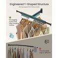 thumbnail image 4 of Tendedero de ropa SONGMICS, de pared, plegable, 21 ganchos, 4 of 8