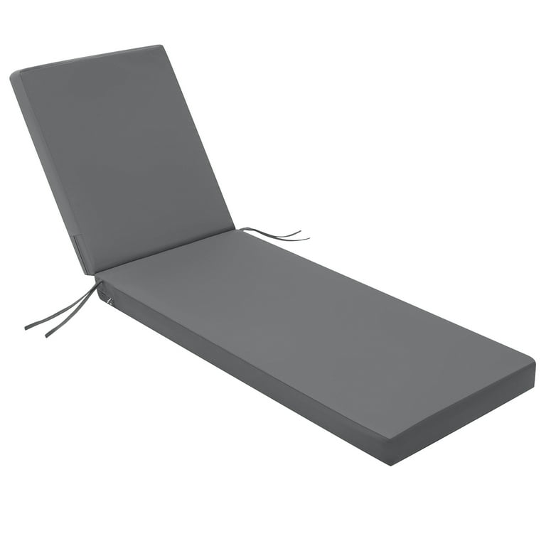 YEERSWAG 72x21x3 Inch Recliner Cushion Non Slip Waterproof Anti fading Adjustable for Outdoor Furniture with Ties Walmart