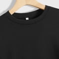 thumbnail image 5 of Street Styles Women's Sweatshirt with Round Neck and Long Sleeves Letters Graphics Loose Pullover Top for Everyday Wear, 5 of 8