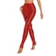 thumbnail image 5 of Leggings brillantes con estribo para mujer, mallas de cintura alta elástica, pantalones para gimnasio, Yoga, pantalones de entrenamiento, pantalones deportivos para correr con Control de barriga, 5 of 5