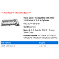 thumbnail image 2 of Valve Cover - Compatible with 2005 - 2010 Scion tC 2.4L 4-Cylinder 2006 2007 2008 2009, 2 of 3