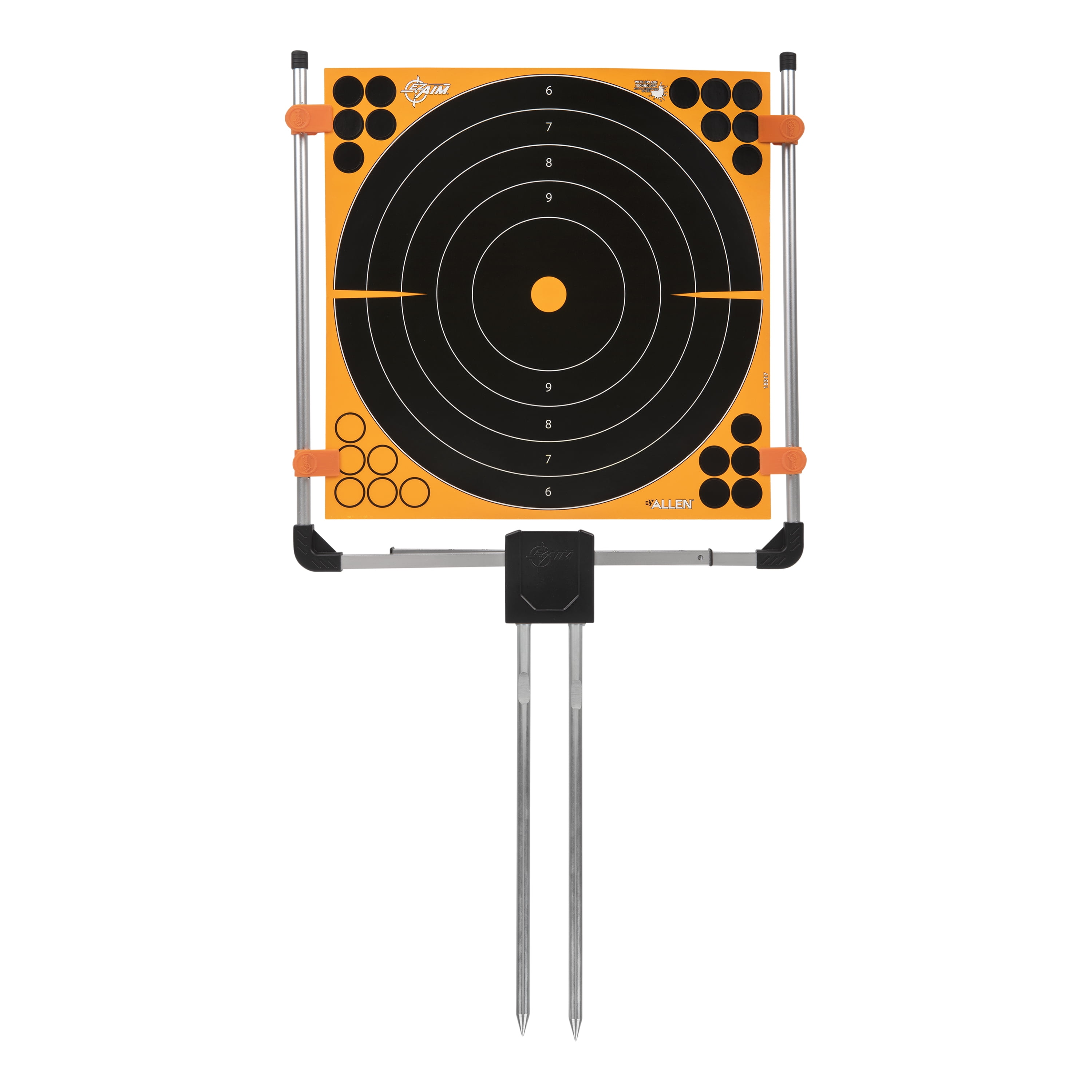 (3 pack) Ez Aim Paper Shooting Target Holder for Shooting Practice, 1.25" x 27.5" x 12", Polypropelene, 12 in