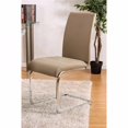 thumbnail image 1 of Chaise d'Appoint Walkerville I Contemporain&44; Chrome & Champagne - Lot de 2, 1 of 1
