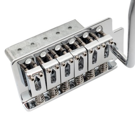 Musiclily 10.5mm トレモロユニットブリッジ STストラトエレキギター用、クローム