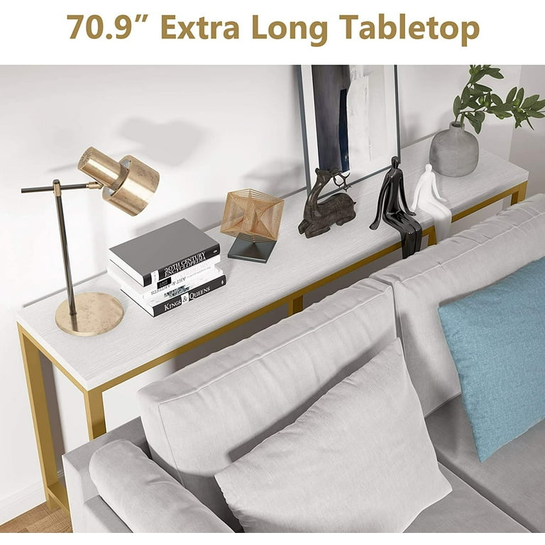 Tribesigns 70 9 Inch Extra Long Sofa Table Narrow Console Behind Couch Entryway For Living Room Com Tribesigns 70 9 Inch Extra Long Sofa, Extra Long Thin Sofa Table