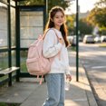 thumbnail image 4 of Lightweight Back to School Bag,Unisex Backpack,Zipper Multi-compartment,Adjustable Shoulder Strap,Everyday Carry on Travel Daypack, 4 of 7