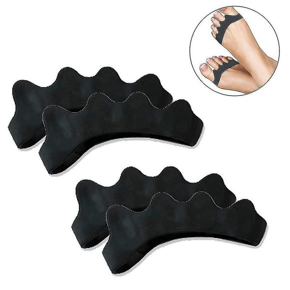 Toe Separators for overlapping or curled toes (Pack of 4)