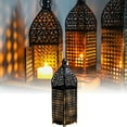 thumbnail image 2 of Bgsha Functional Wrought Iron Lantern Candle Holder Enhancing Home Aesthetics, 2 of 6
