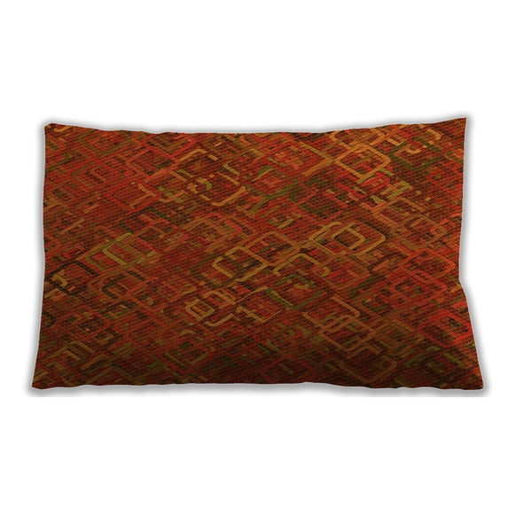 Ahgly Company Outdoor Rectangular Contemporary Lumbar Throw Pillow, 13 inch by 19 inch