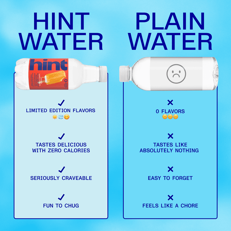 Hint Orange Vanilla Swirl Flavored Water, 16 fl oz, 12 Pack photo 3