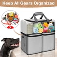 thumbnail image 4 of Bolsa de Viaje Mancro para Perros con Contenedores de Comida y Platos Plegables, 4 of 8