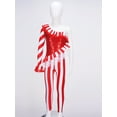 thumbnail image 3 of Yeahdor Kids Girls Christmas Candy Cane Jumpsuit Striped Sequins Dance Unitard Stage Performance Costume Red-A 8, 3 of 7