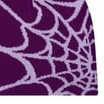 thumbnail image 4 of ievspot  Unisex Winter Hat Spider Web Jacquard Knitted Dome Elastic Contrast Color Brimless Cold Weather Cap Cosplay Club Party Headwear, 4 of 6