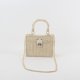 thumbnail image 2 of Zhuge Bolso de hombro tejido para mujer, bolso de mano tejido, bolso de mano tejido elegante para playa de verano, bolsos de hombro de 7,48 x 3,14 x 5,9 pulgadas (caqui), 2 of 4