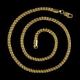 thumbnail image 5 of Crucible Jewelry Men's Gold Plated Stainless Steel Rounded Franco Chain Necklace (5mm) - 24", 5 of 5