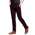 thumbnail image 2 of Matchstick Men’s Slim-Fit Flat Front Tapered Casual Chino Pants, 2 of 10