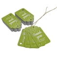 thumbnail image 3 of Inkdotpot Pack Of 50 ThankYou From The New Wedding Favor Paper Tags Craft Real Silver Foil Hang Tags, 3 of 6