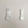 thumbnail image 1 of Nilvkv Rabbits Combination Ornament Cement Gypsum Mould DIY Mould, 1 of 6