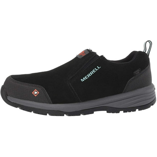 Mysterium Diktatur rulle Merrell Men's WINDOC MOC Steel Toe Construction Shoe, Black, 7, Made in the  USA or Imported By Visit the Merrell Store - Walmart.com