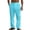 D81/Sky Blue, variant on Afdoent Mens Pants Men Summer Fashion Casual Elastic Side Button Pants Solid Color Breathable Flax Loose Casual Pants Fashion Streetwear