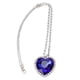 thumbnail image 5 of Collares Joyas,Colgante de corazón de amor azul Collares de corazón de amor Regalo del día de San Valentín Rendimiento impulsado, 5 of 9