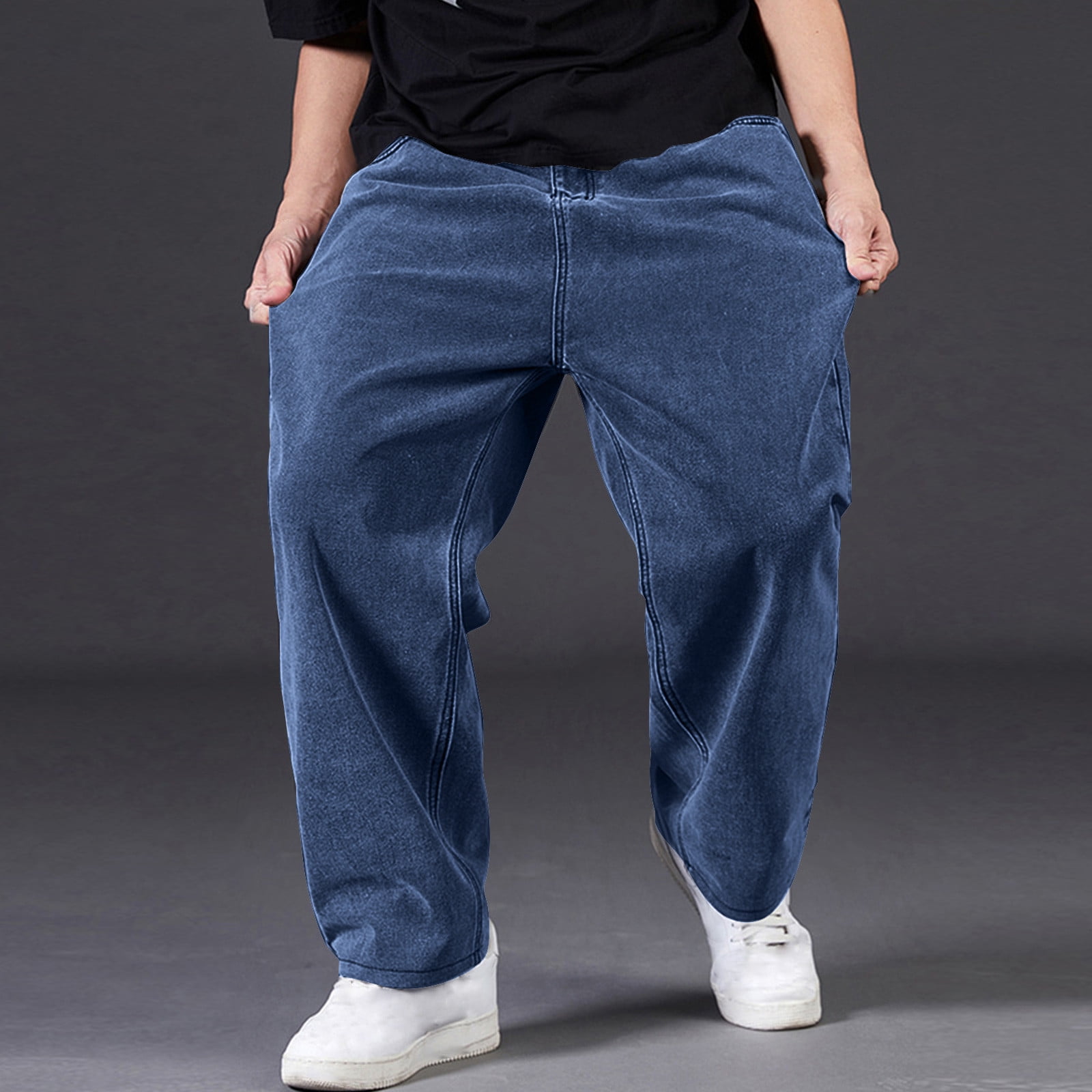 パンツ loose denim pants used Amazon.com: Boys Vintage Wide Leg Jeans Kids Baggy Denim