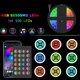 thumbnail image 3 of Tira de luces LED RGB Smart Wifi 16.4ft. 5050 Luces que cambian de color con voz y aplicación y 24 t Abanopi Negro, 3 of 7