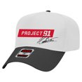 thumbnail image 2 of Men's Trackhouse Racing Team Collection White/Black Helio Castroneves Project 91 Wendy's Adjustable Hat, 2 of 2