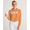 thumbnail image 2 of Glow up Gear Orange Women's Cropped Hoodie, 2 of 8