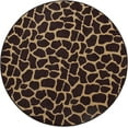 thumbnail image 2 of Furnish My Place Giraffe Tall Order Area Rug, Animal Print Area Rug, Pet-Friendly Rug, Baby Nursery Mat, Indoor Area Rug, Perfect for Living Room, Playroom, 18" Round - Set of 20, 2 of 5