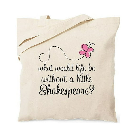 CafePress - Funny Shakespeare Quote Tote Bag - Unisex Canvas Tote Bag, Beige, 1-Piece