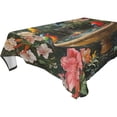 thumbnail image 4 of YAZAOO Square Tablecloth Colorful Birds Pattern Pattern Tableclothes, 4 of 9