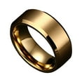 thumbnail image 1 of Sonducket Anillos de banda Unisex de acero inoxidable, joyería para nudillos de 8mm, novios, novias, esposa, marido, regalos, accesorios, Type2 NO2, 1 of 6
