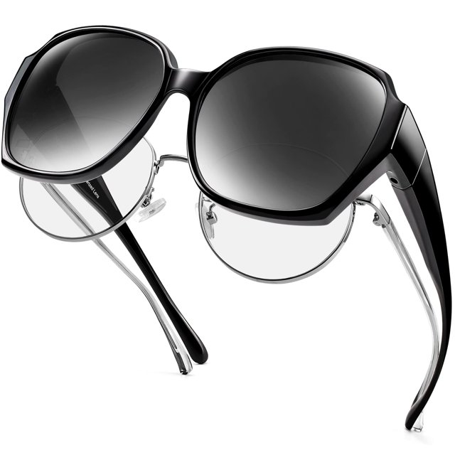 Gafas de sol Paukis Over Glasses TR90 negras polarizadas UV400