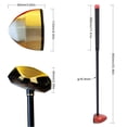 thumbnail image 4 of Club de Golf de Parc de Haute Qualité avec Couvre-Chef Noir Rouge, 4 of 5