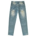 thumbnail image 4 of SILVERCELL 5-13T Kids Boys' Vintage Ripped Straight-Leg Jeans Destroyed Distressed Washed Denim Jeans Casual Streetwear Long Pants, Sizes 5-13 Years, 4 of 7
