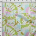 thumbnail image 4 of oneOone Silk Tabby Light Green Fabric Asian Tie & Dye Quilting Supplies Print Sewing Fabric By The Yard 42 Inch Wide, 4 of 5