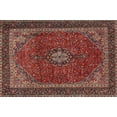 thumbnail image 1 of Ahgly Company Indoor Rectangle Traditional Dark Almond Brown Medallion Area Rugs, 8' x 10', 1 of 6