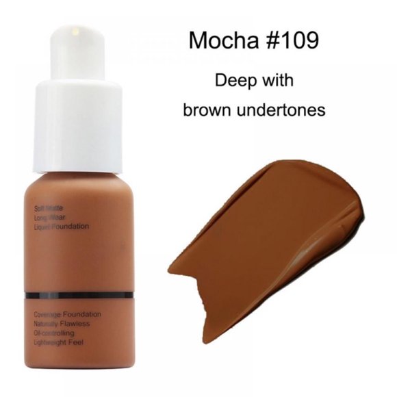 Matte + Poreless Liquid Foundation Makeup, Long Lasting, Waterproof & Sweatproof Foundation